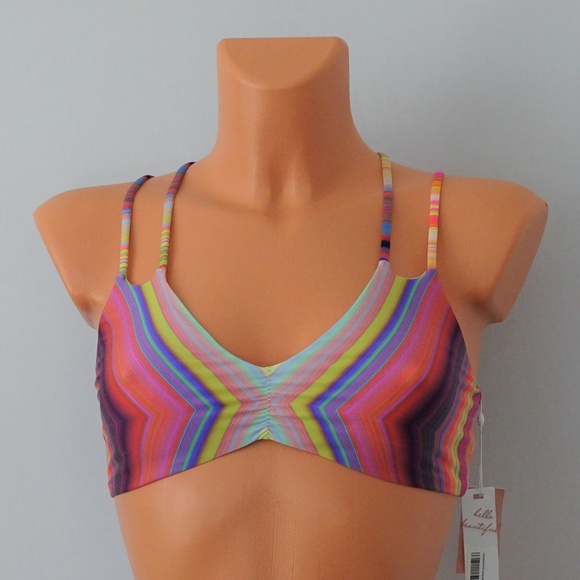 Pilyq Other - PilyQ NWT Sunset Utopia Reversible Bikini Top Pilyq Other - PilyQ NWT Sunset Utopia Reversible Bikini Top
